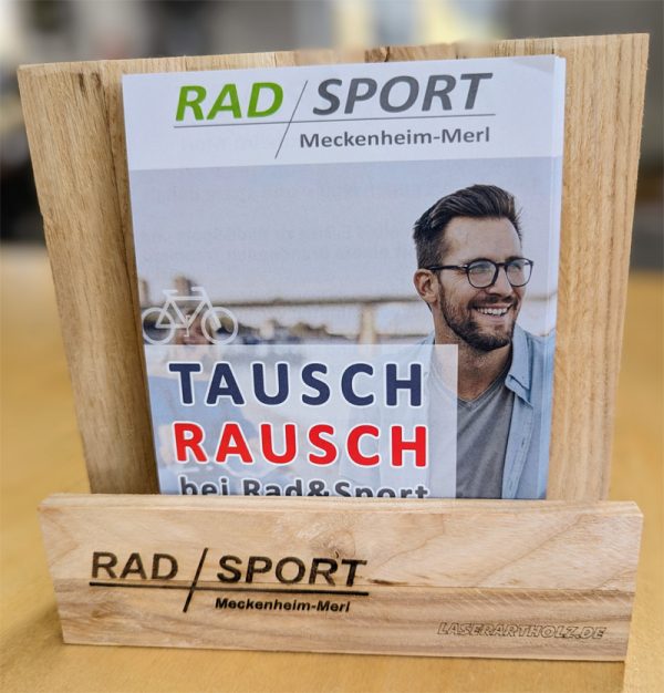 Flyerständer - Serviettenständer - Getränke oder Menühalter - Personalisiert – Bild 5