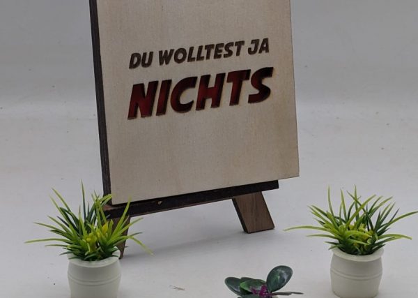 Gutscheinbox / Geldbox  in Form einer Tasche -  Vorlage für Lightburn - Laser Cutter - auch mit SVG und DXF Datei – Bild 2