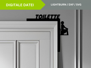 Türschild - Wandbild - Door Corner - Deko - Dekor - DIGITALE DATEI - Gewerblich nutzbar -Lasercut -
