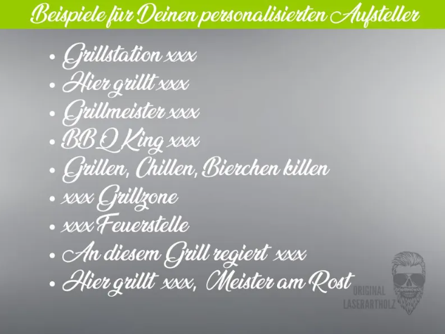 Personalisierter Aufsteller „Bratort“ – Geschenk mit Wunschtext | Deko Küche, Grill, BBQ, Humor – Bild 5